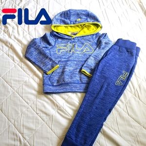 Euc fila girls size 5/6 outfit